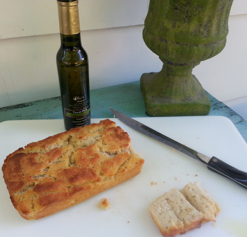 Homemade beer bread