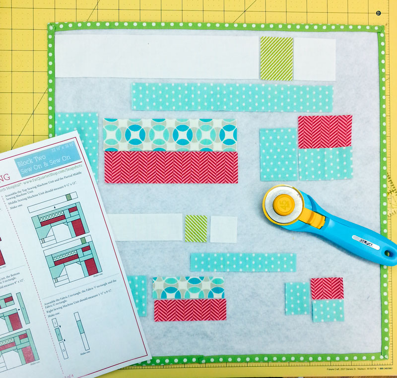 Snapshots Quilt-Along Mini Quilt Block 2 │Out of the Blue Quilts