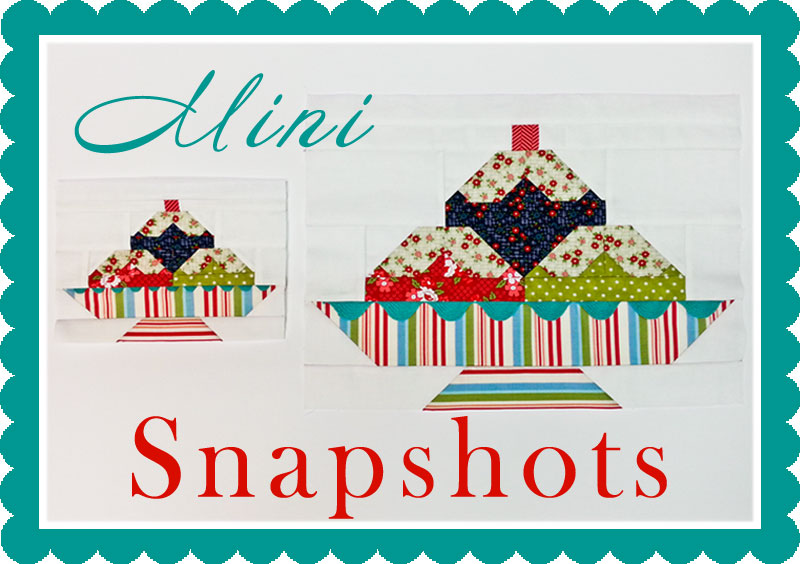 Snapshots Quilt Along Mini Quilt Block 6 │Out of the Blue Quilts