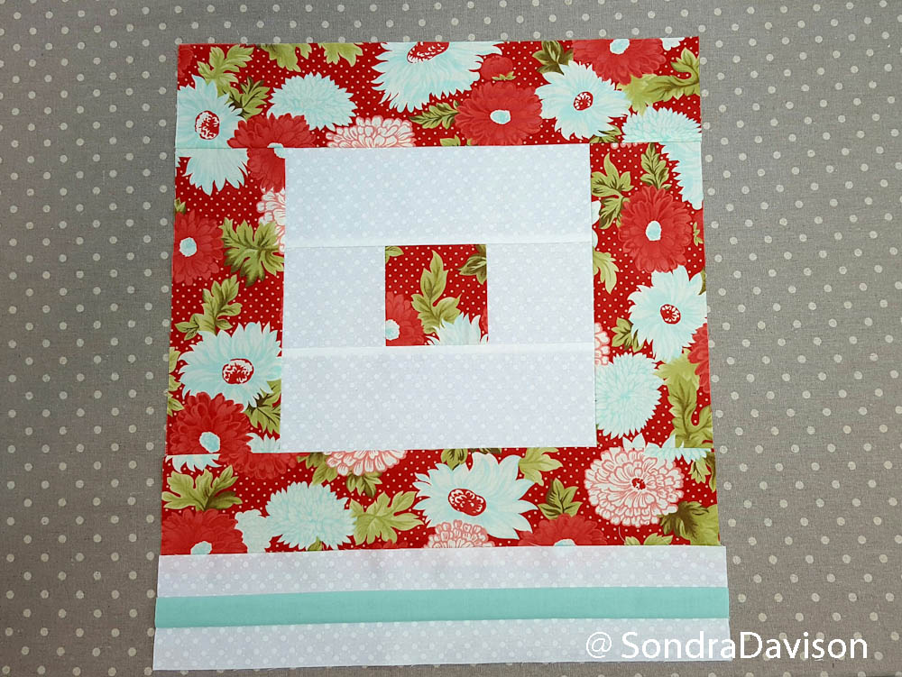 PWQAL Big and Small, Block 3 │ Out of the Blue Quilts by Sondra Davison
