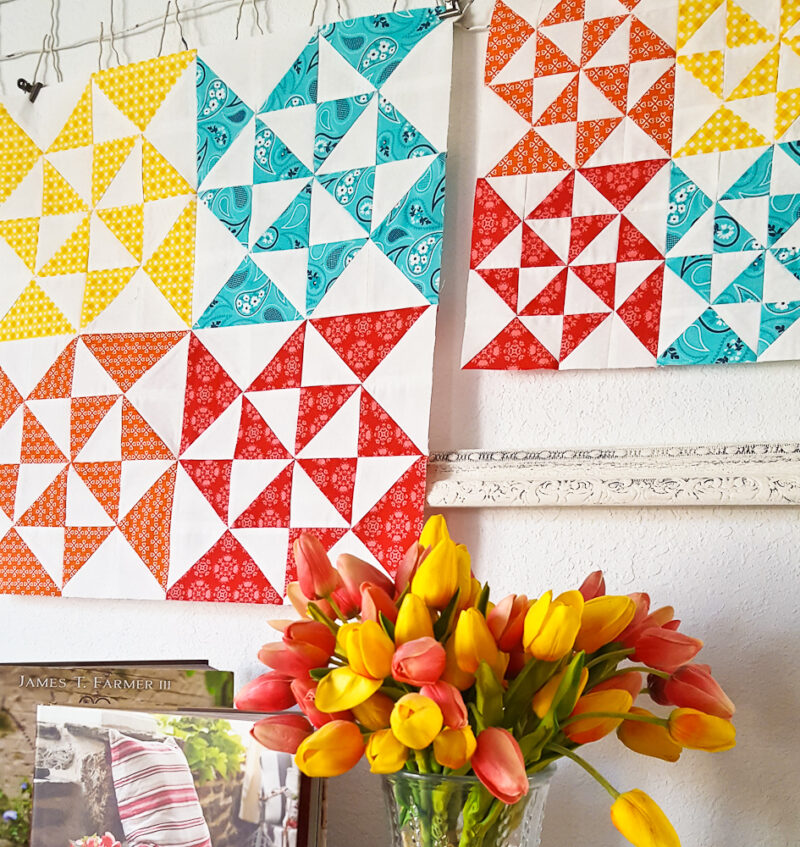 2018 Clementine QAL Block 3 │ Out of the Blue Quilts