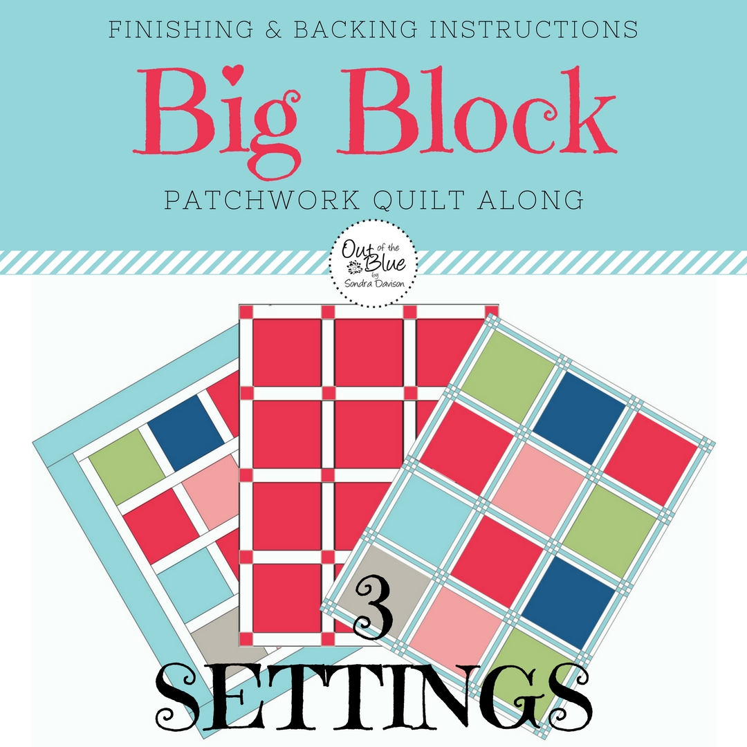 Big Block Finishing and Backing Instructions for PWQAL