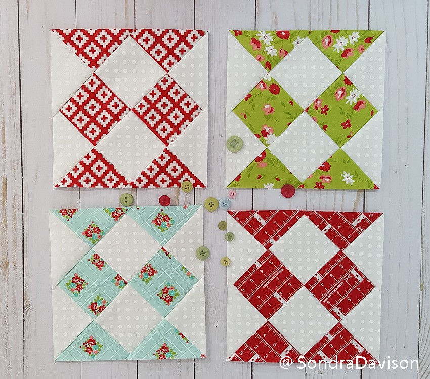 Threadology Block 3 │ Out of the Blue Quilts