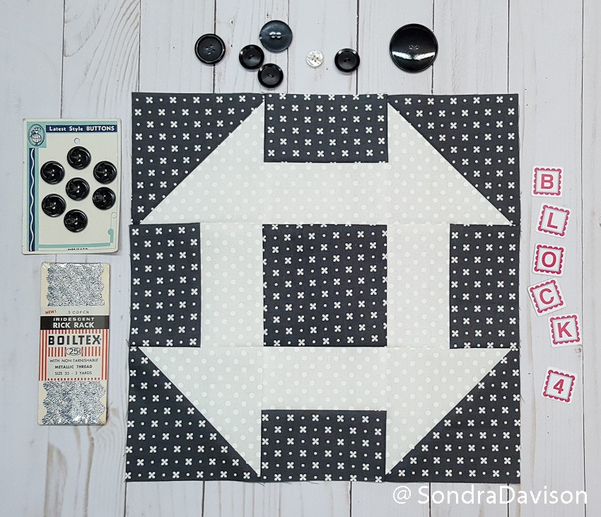 Threadology Block 4 │ Out of the Blue Quilts